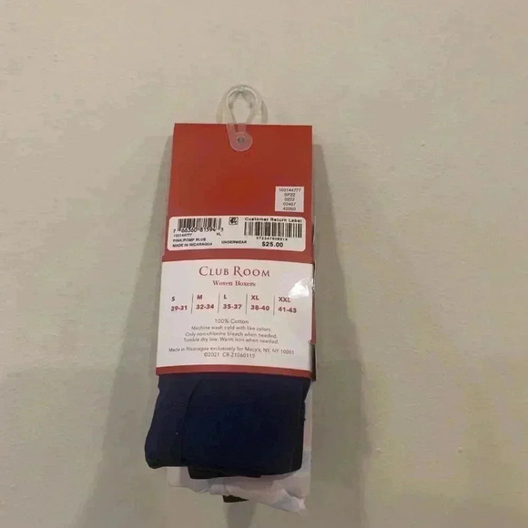 Mens Club Room Woven Boxers 2-Pack Various Sizes -B6 - Picture 3 of 3